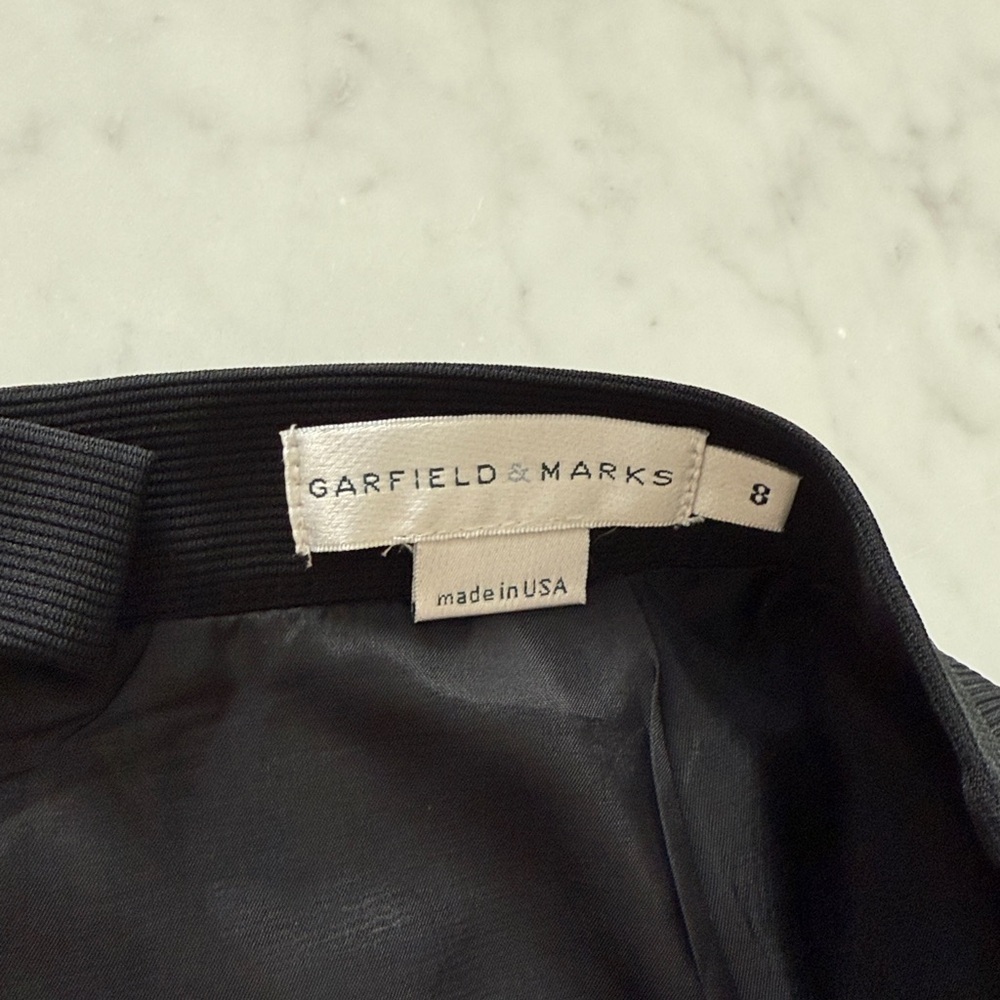 Garfield & Marks Black Pencil Skirt Womens Size 8 Knee Length Workwear - Picture 2 of 5